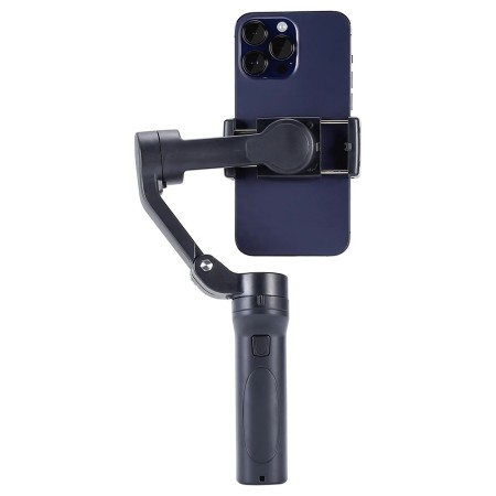 Gimbal pentru Telefon cu 3 Axe si Telecomanda, Pliabil - Techsuit (F5 Plus) - Black