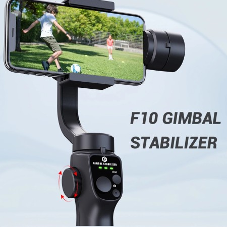 Gimbal pentru Telefon cu Inception Mode si Smart Tracking - Techsuit (F10) - Black