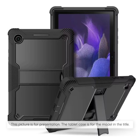 Husa pentru iPad Pro 12.9 (2018 / 2020 / 2021 / 2022) + Folie - Techsuit Rugged TabShell - Black