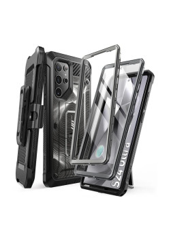 Husa pentru Samsung Galaxy S24 Ultra, Unicorn Beetle Pro, Supcase, Protecție Antișoc, Bumper, Black Ripple