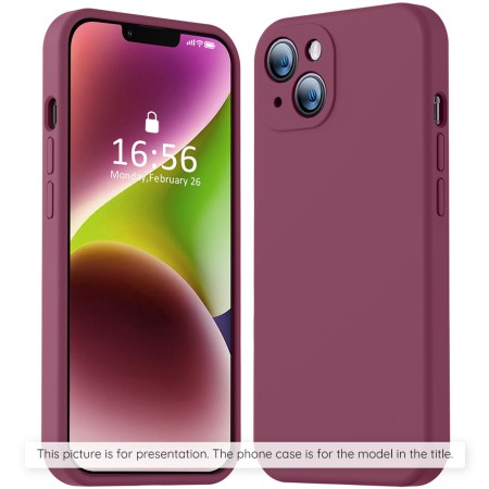 Husa pentru iPhone X / XS - Techsuit SoftFlex - Plum Red