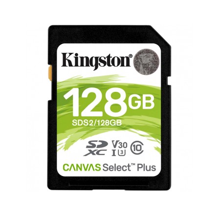 Card de Memorie, 128GB - Kingston Canvas Select Plus (SDS2/128GB-SD) - Black