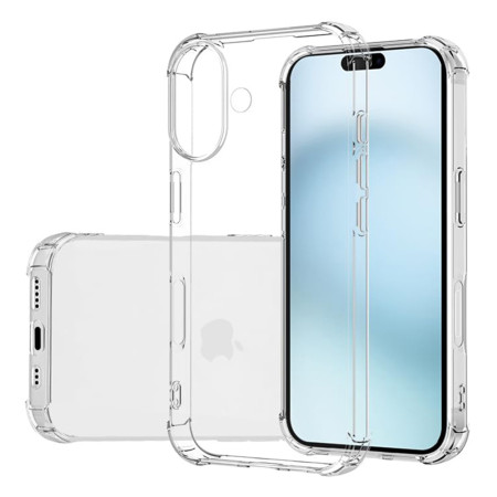 Husa Antisoc pentru iPhone 16 Plus, AirBag PRO, Clear