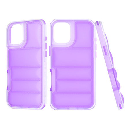 Husa pentru iPhone 16, Perne de aer, Antisoc PRO, Violet