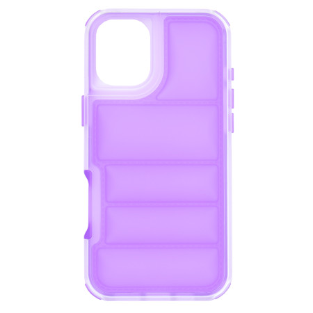 Husa pentru iPhone 16, Perne de aer, Antisoc PRO, Violet