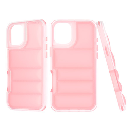 Husa pentru iPhone 16 Plus, Perne de aer, Antisoc PRO, Pink