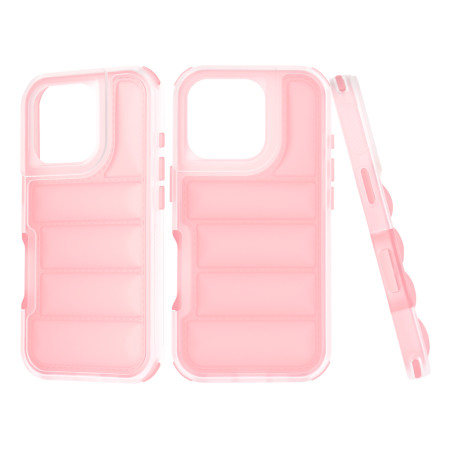 Husa pentru iPhone 16 Pro, Perne de aer, Antisoc PRO, Pink