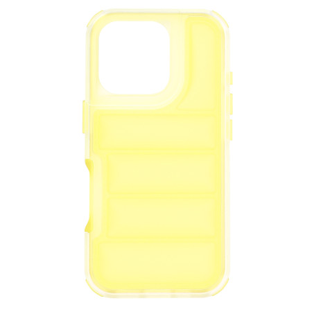 Husa pentru iPhone 16 Pro, Perne de aer, Antisoc PRO, Yellow