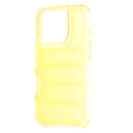 Husa pentru iPhone 16 Pro, Perne de aer, Antisoc PRO, Yellow