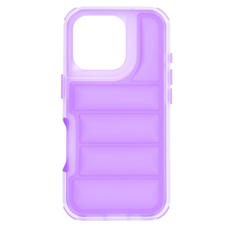 Husa pentru iPhone 16 Pro, Perne de aer, Antisoc PRO, Violet