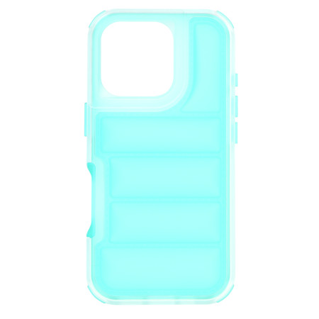 Husa pentru iPhone 16 Pro, Perne de aer, Antisoc PRO, Turquoise