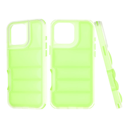 Husa pentru iPhone 16 Pro Max, Perne de aer, Antisoc PRO, Green