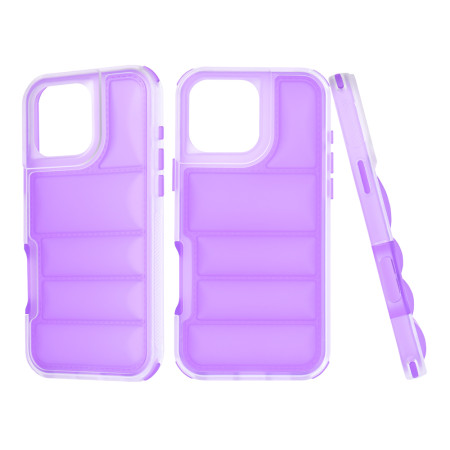 Husa pentru iPhone 16 Pro Max, Perne de aer, Antisoc PRO, Violet