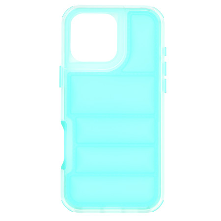 Husa pentru iPhone 16 Pro Max, Perne de aer, Antisoc PRO, Turquoise