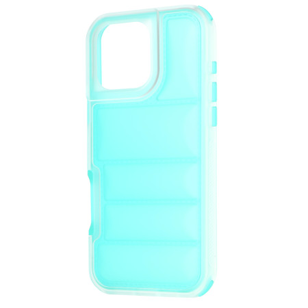 Husa pentru iPhone 16 Pro Max, Perne de aer, Antisoc PRO, Turquoise