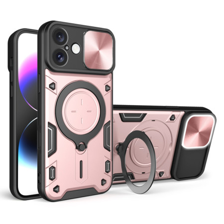 Husa pentru iPhone 16 - Guard Pro, PRO Anti-Spy, Rose Gold