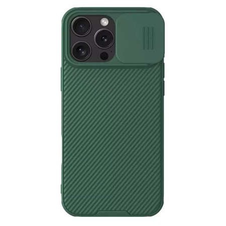 Husa pentru iPhone 16 Pro Max - Nillkin CamShield Pro Magnetic - Green