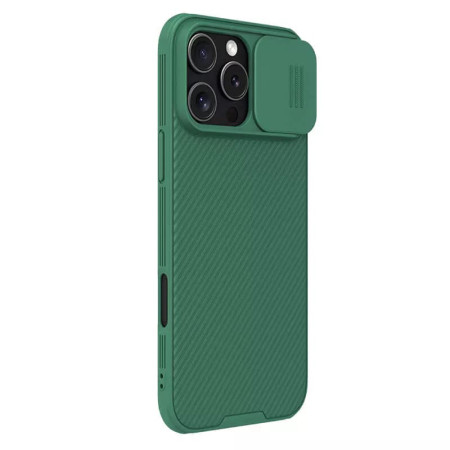 Husa pentru iPhone 16 Pro Max - Nillkin CamShield Pro Magnetic - Green