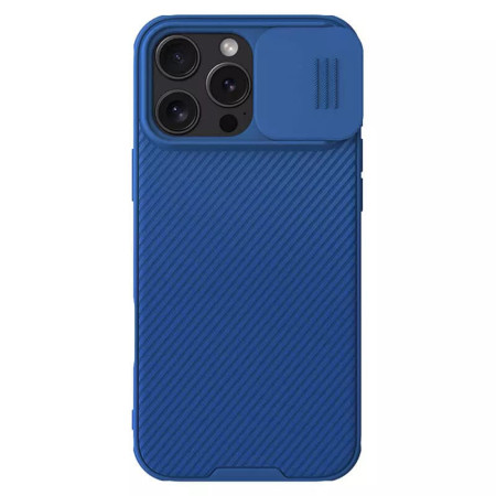 Husa pentru iPhone 16 Pro Max - Nillkin CamShield Pro Magnetic - Blue