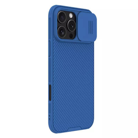 Husa pentru iPhone 16 Pro Max - Nillkin CamShield Pro Magnetic - Blue