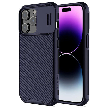 Husa pentru iPhone 16 Pro Max - Nillkin CamShield Pro Magnetic - Dark Purple