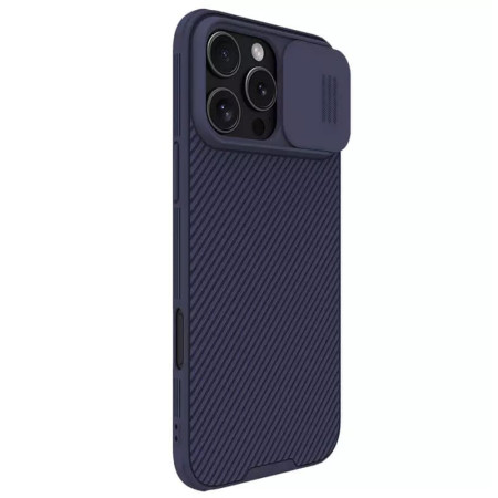 Husa pentru iPhone 16 Pro Max - Nillkin CamShield Pro Magnetic - Dark Purple