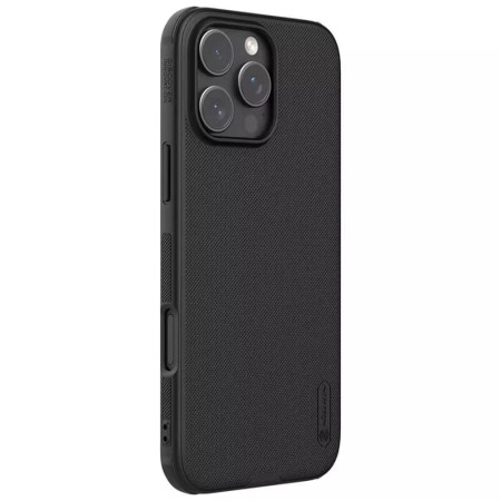 Husa pentru iPhone 16 Pro - Nillkin Super Frosted Shield Pro Magnetic - Black