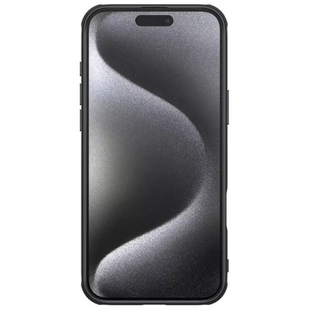 Husa pentru iPhone 16 Pro - Nillkin Super Frosted Shield Pro Magnetic - Black