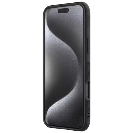 Husa pentru iPhone 16 Pro - Nillkin Super Frosted Shield Pro Magnetic - Black