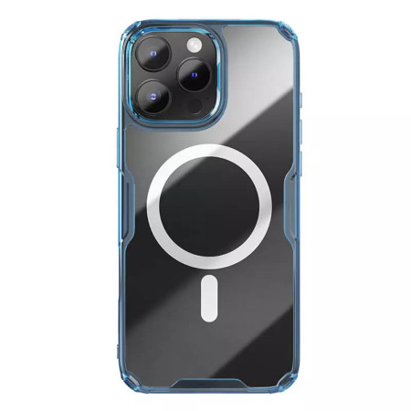 Husa pentru iPhone 16 Pro - Nillkin Nature TPU Pro Magnetic Case - Blue