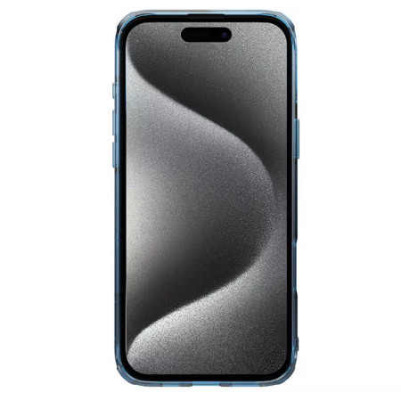 Husa pentru iPhone 16 Pro - Nillkin Nature TPU Pro Magnetic Case - Blue