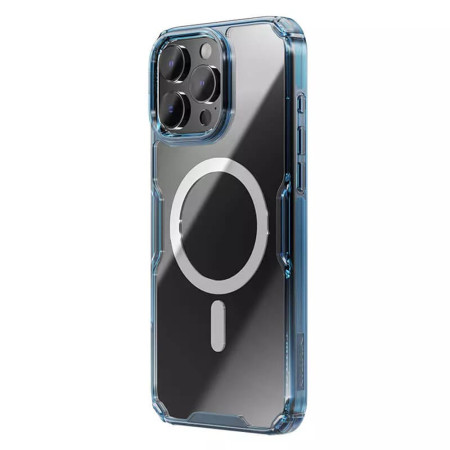 Husa pentru iPhone 16 Pro - Nillkin Nature TPU Pro Magnetic Case - Blue