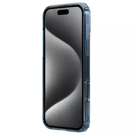 Husa pentru iPhone 16 Pro - Nillkin Nature TPU Pro Magnetic Case - Blue