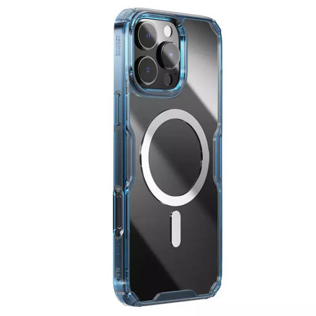 Husa pentru iPhone 16 Pro - Nillkin Nature TPU Pro Magnetic Case - Blue