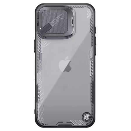 Husa pentru iPhone 16 Pro Max - Nillkin Iceblade Prop (fara Camera Cutout) - Black