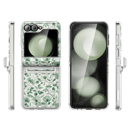 Husa pentru Samsung Galaxy Z Flip6 - I-Blason Cosmo - Green Floral