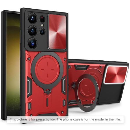 Husa pentru Motorola Edge 50 - Techsuit CamGuard Pro - Red