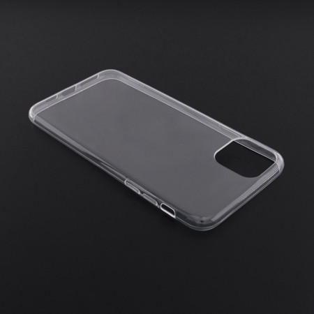 Husa pentru iPhone 11 Pro Max - Techsuit Clear Silicone - Transparent