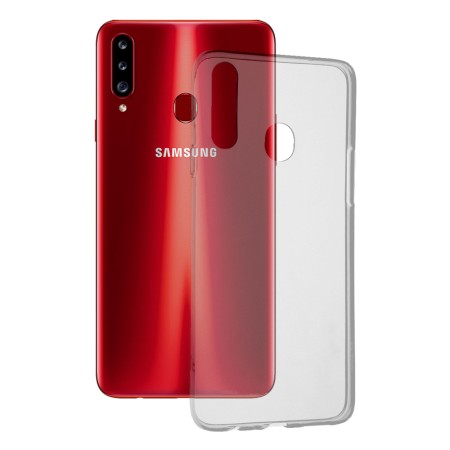 Husa pentru Samsung Galaxy A20s - Techsuit Clear Silicone - Transparent