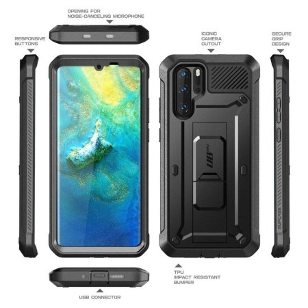 Husa pentru Huawei P30 Pro / P30 Pro New Edition - Supcase Unicorn Beetle Pro - Black