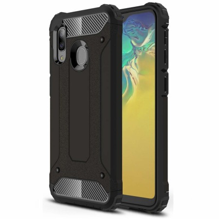 Husa pentru Samsung Galaxy A20 / A30 - Techsuit Hybrid Armor - Black