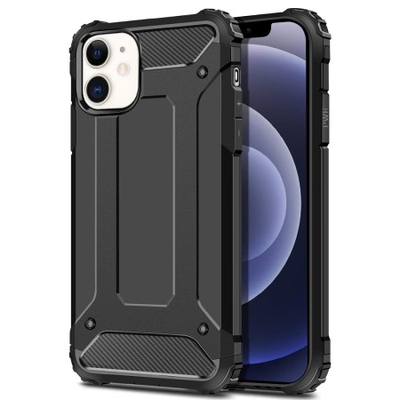 Husa pentru iPhone 12 mini - Techsuit Hybrid Armor - Black