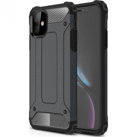 Husa pentru iPhone 11 - Techsuit Hybrid Armor - Black