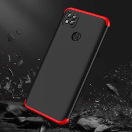 Husa pentru Xiaomi Redmi 9C / Redmi 9C NFC + Folie - GKK 360 - Black