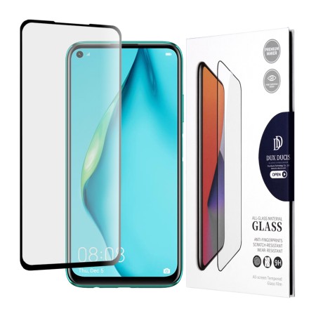 Folie pentru Huawei P40 Lite / Huawei P40 Lite E / P20 Lite 2019 / Y7p - Dux Ducis Tempered Glass - Black