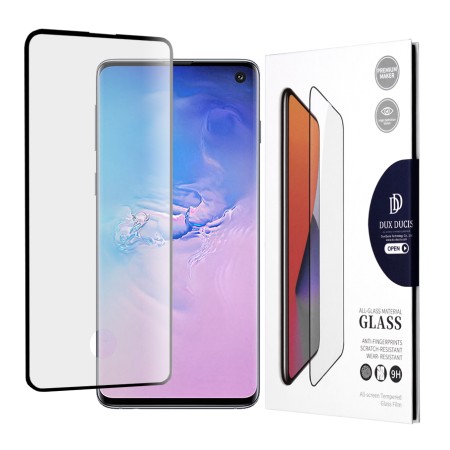 Folie pentru Samsung Galaxy S10 - Dux Ducis Tempered Glass - Black