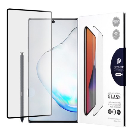 Folie pentru Samsung Galaxy Note 10 Plus 4G / Note 10 Plus 5G - Dux Ducis Tempered Glass - Black