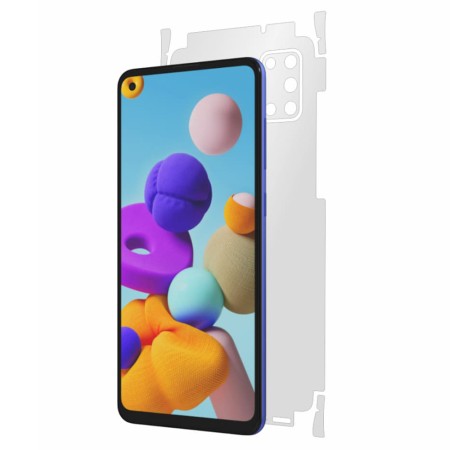 Folie pentru Samsung Galaxy A21s - Alien Surface Screen+Edges+Back - Transparent