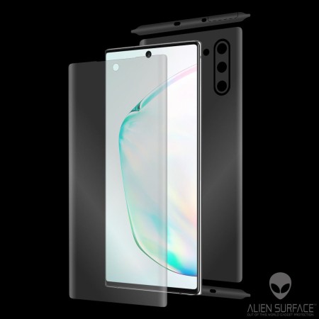 Folie pentru Samsung Galaxy Note 10 / Note 10 5G - Alien Surface Screen+Edges+Back - Transparent