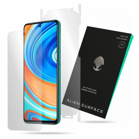 Folie pentru Xiaomi Redmi Note 9S / Note 9 Pro / Note 9 Pro Max - Alien Surface Screen+Edges+Back - Transparent